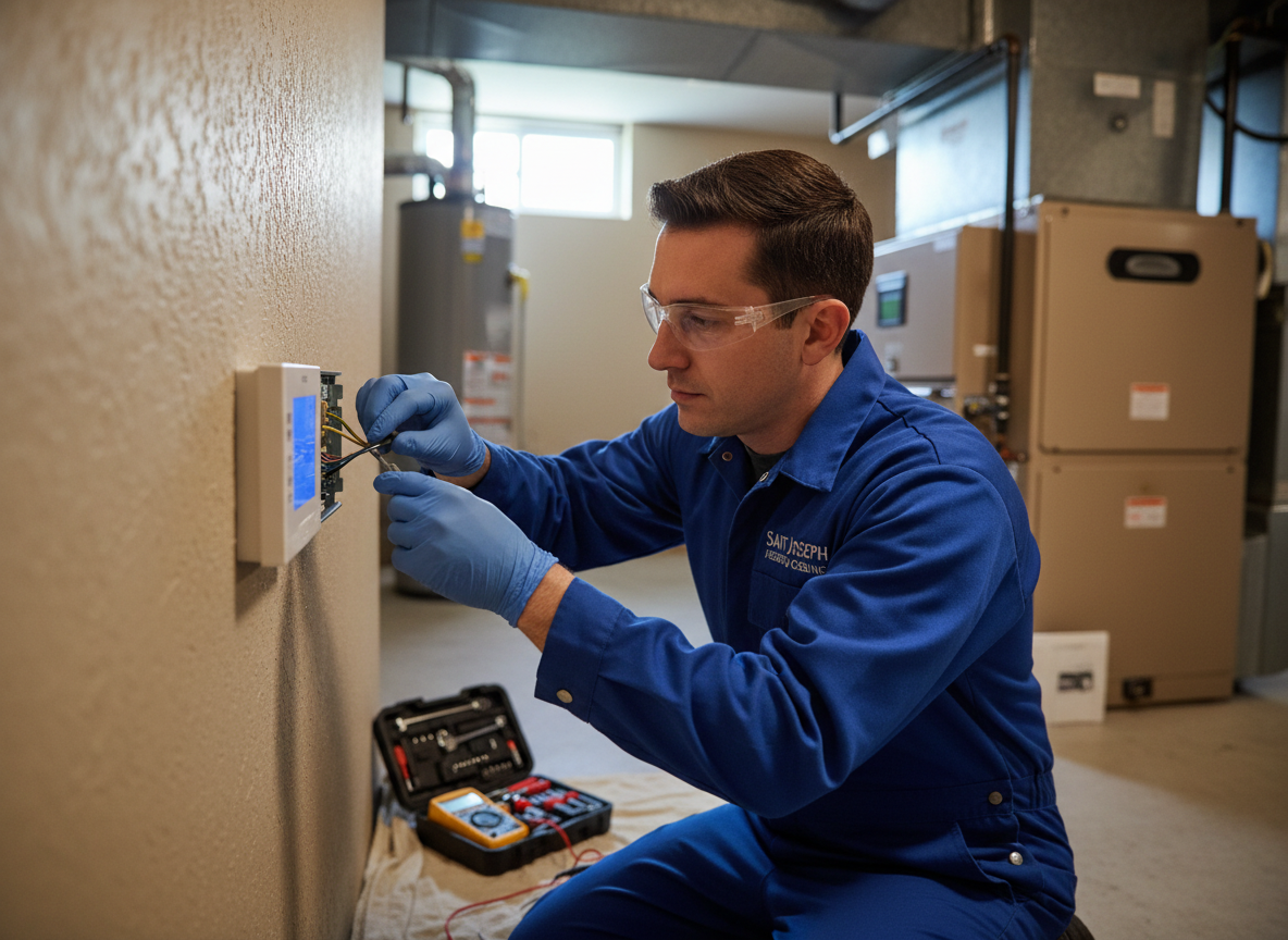 Furnace Thermostat Repair in Saint Joseph